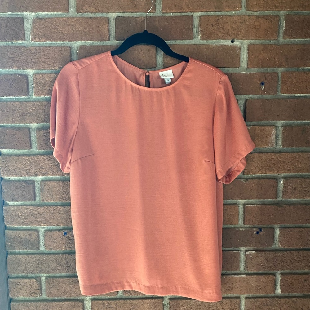 A New Day Satin Effect Blouse